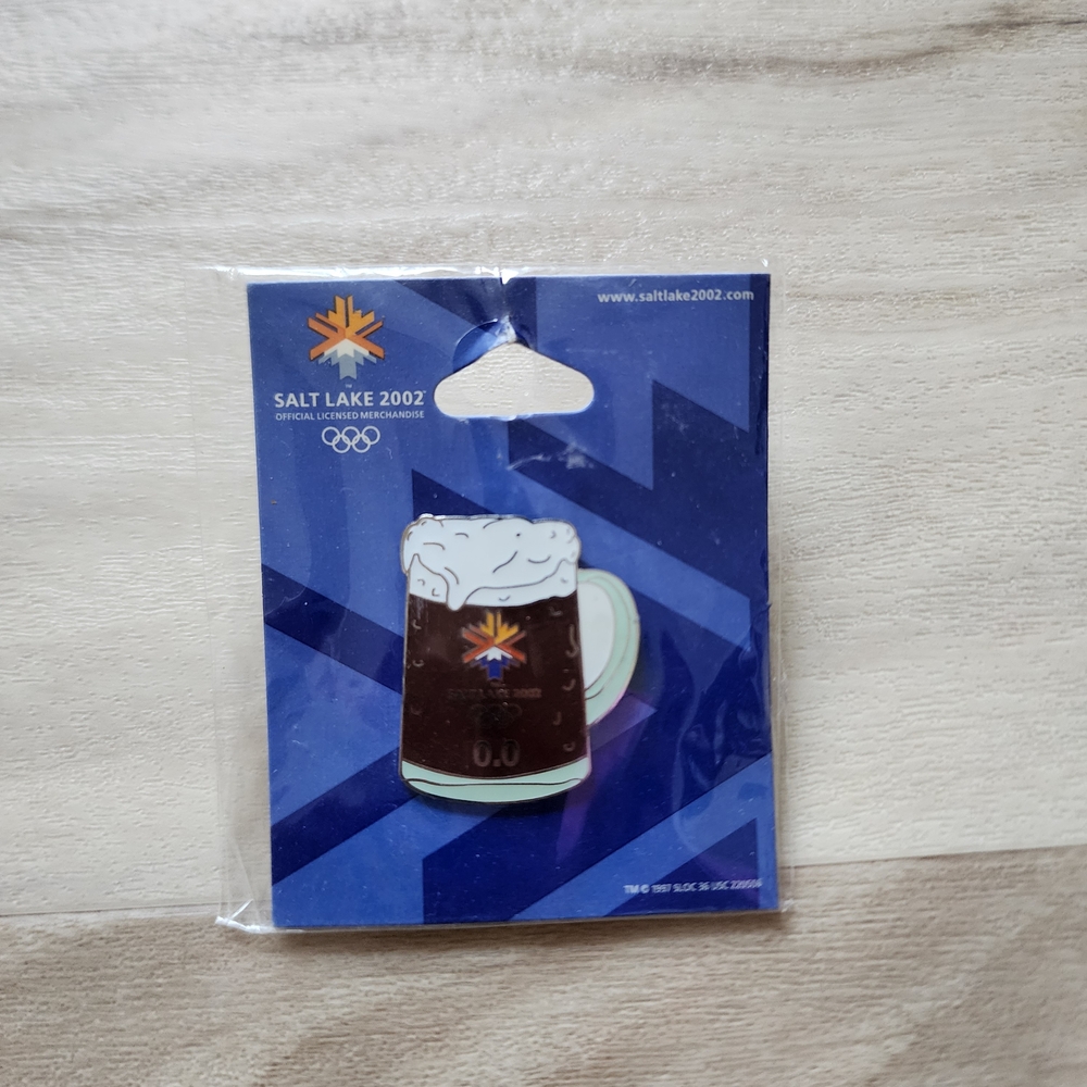 2002 Salt Lake City Olympics Games RootBeer Pin - Collectible